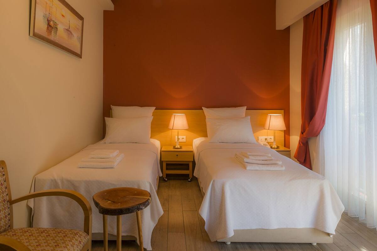 superior double room, courtyard view | 1 bedroom, premium bedding, minibar, in-room safe