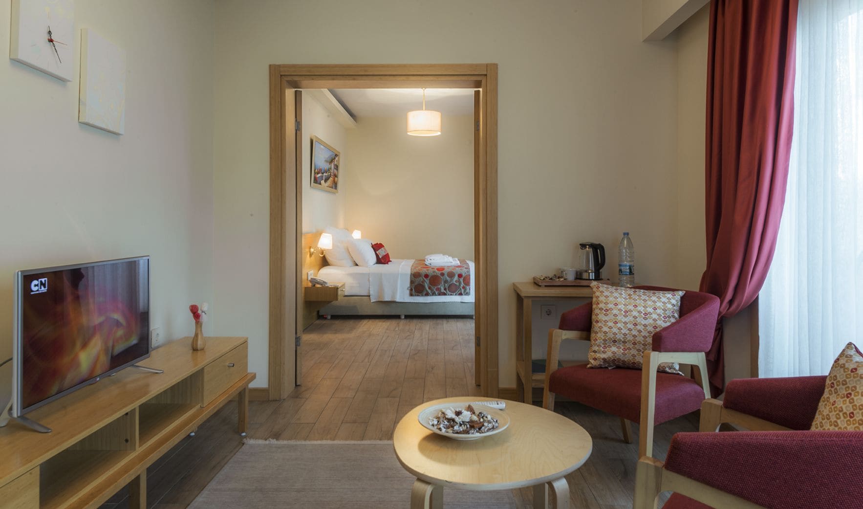 family suite, 2 bedrooms, courtyard view | 1 bedroom, premium bedding, minibar, in-room safe