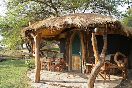 Terrace/patio. Lake Natron Tented Camp