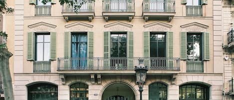 Façade de l’hébergement