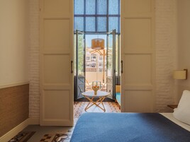 Deluxe Room, Terrace, Courtyard View | Premium bedding, down duvets, minibar, in-room safe