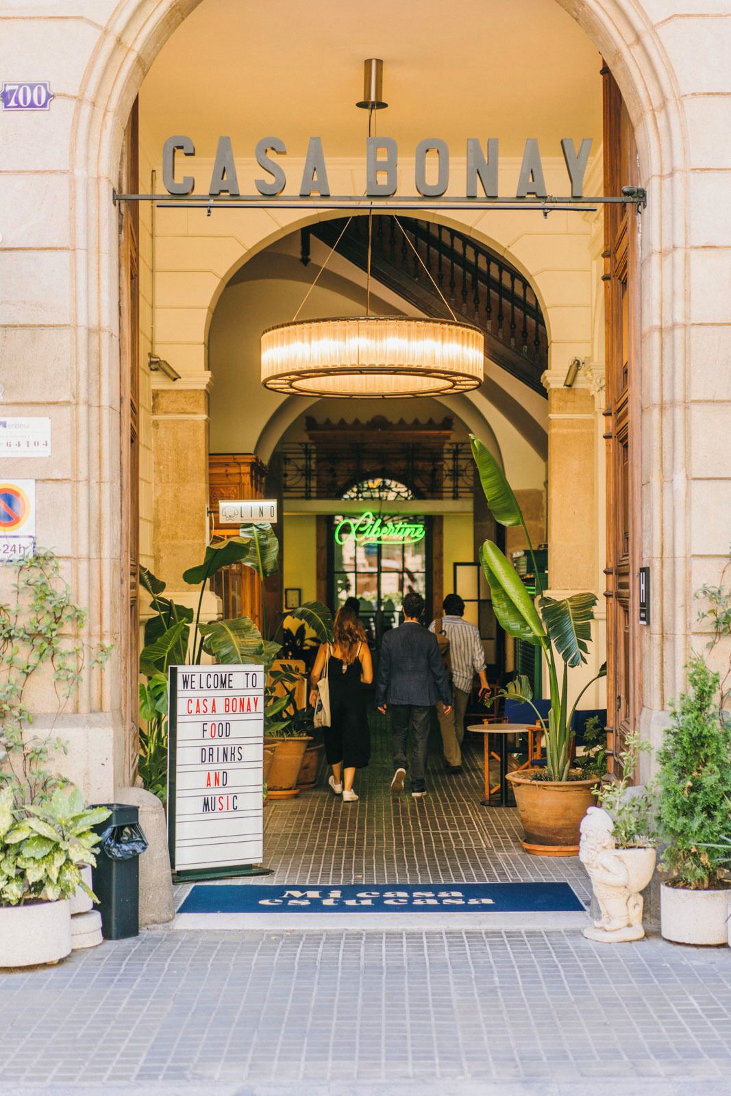 Voorkant van accommodatie