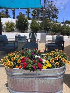 Terrace/patio - Ocean Palms Motel (Pismo Beach)