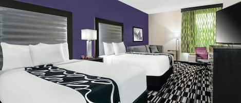 Suite, Multiple Beds, Non Smoking | Premium bedding, pillow-top beds, desk, laptop workspace