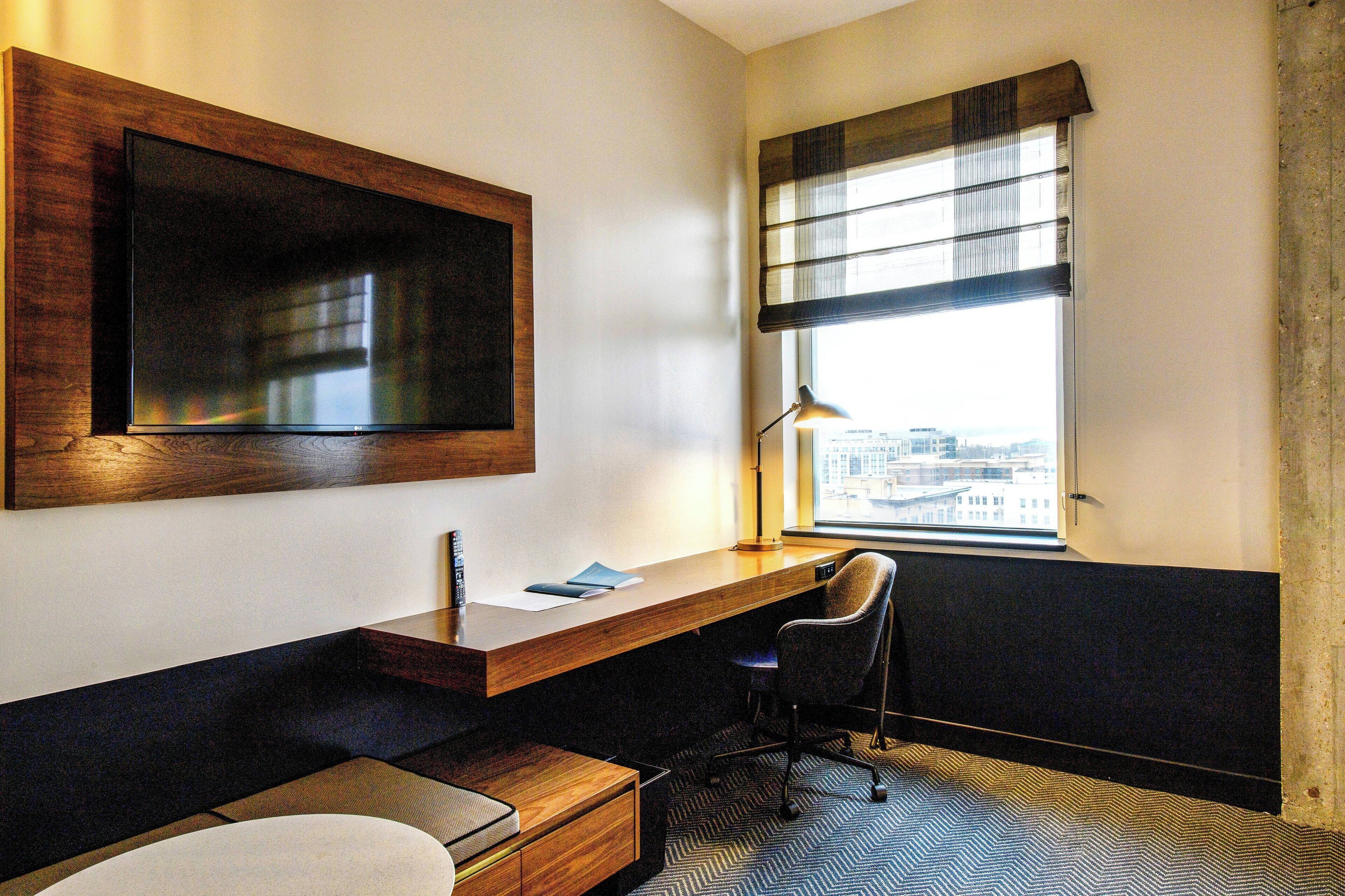 premium bedding, in-room safe, desk, blackout curtains