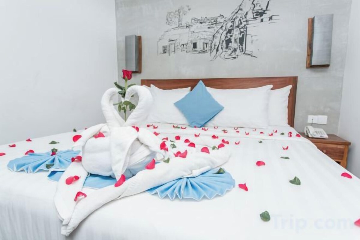 Sábanas de algodón egipcio, ropa de cama de alta calidad y minibar
