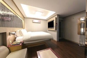 Cubrecamas, sistema de insonorización, wifi gratis y ropa de cama 