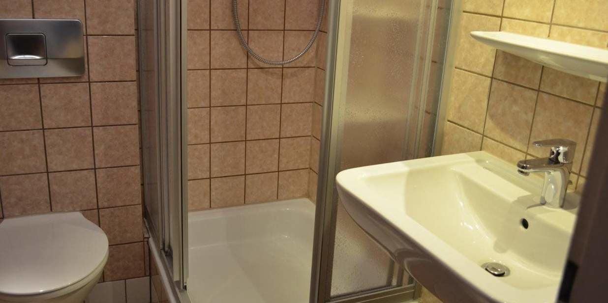 single room | bathroom | hair dryer, towels