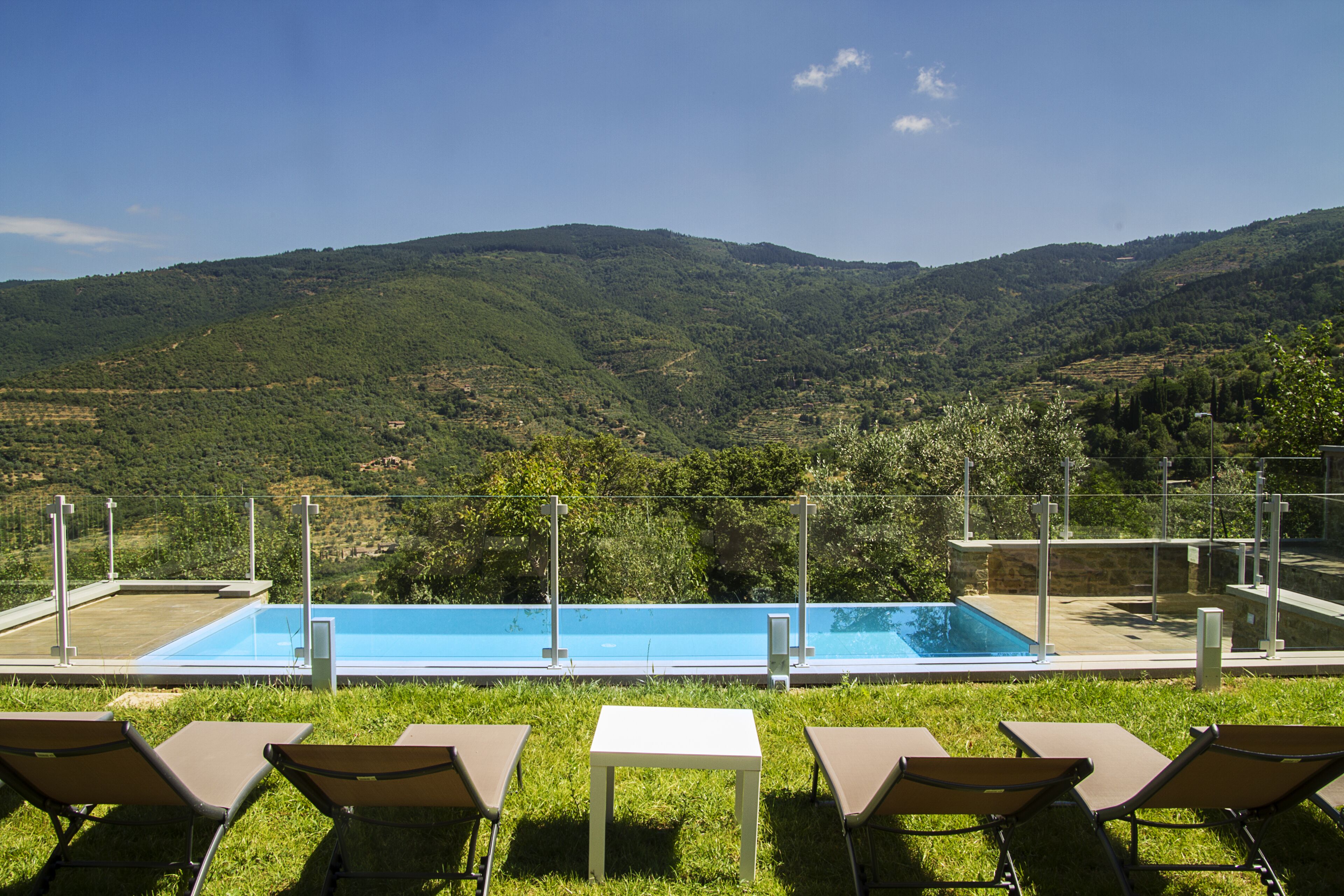 Villa Luxury, 4 camere da letto, piscina privata, vista valle | Vista dalla camera