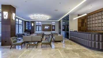 Sala de estar en el lobby