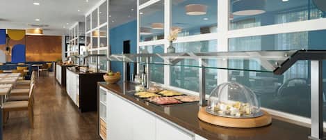 Daily buffet breakfast (EUR 18 per person)