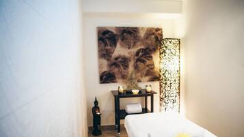 Body treatments, body wraps, body scrubs, facials, massages