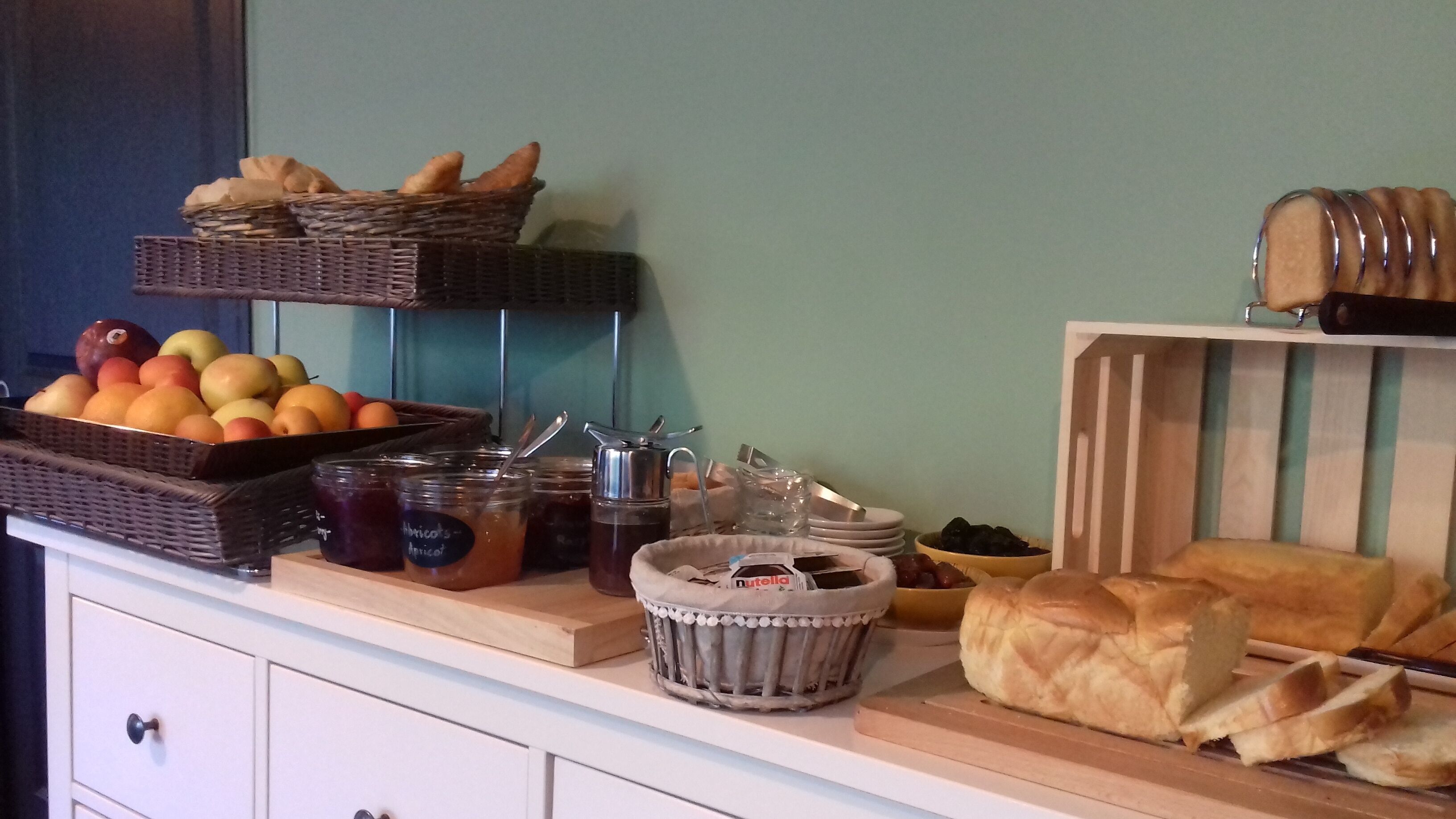 daily buffet breakfast (eur 13 per person)