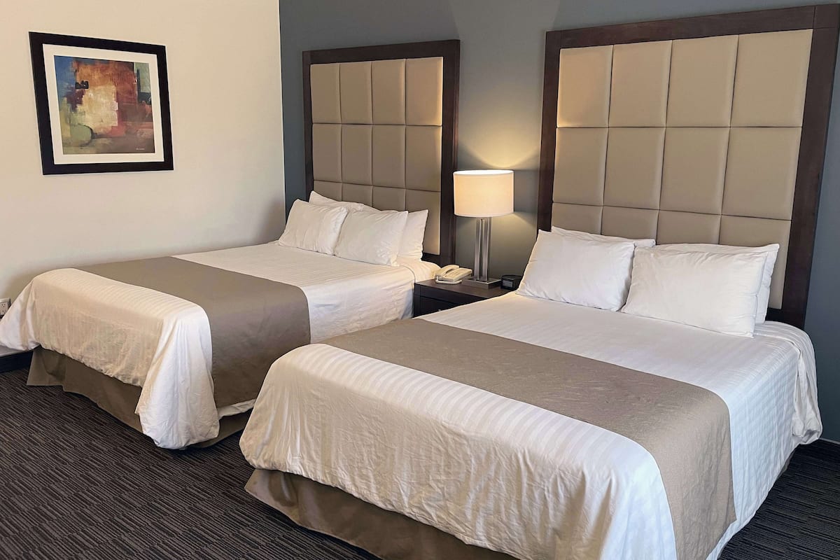 Standard Room, 2 Queen Beds, Non Smoking, Refrigerator | Premium bedding, pillowtop beds, minibar, in-room safe
