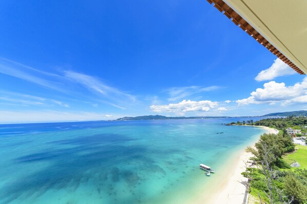 Vue sur la plage/l’océan