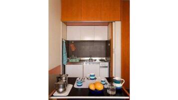 Grand réfrigérateur, plaque de cuisson, lave-vaisselle