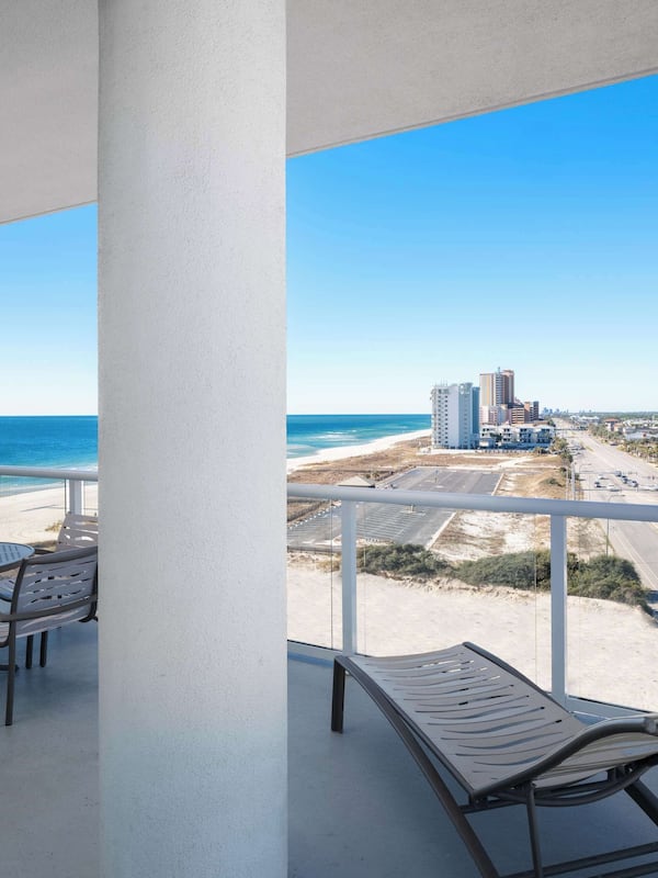 Standard Room, 2 Queen Beds, Beach View, Corner | View from room