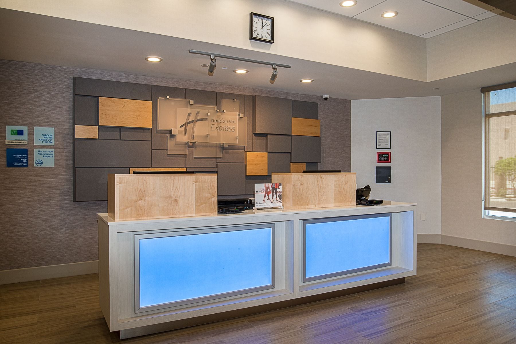 check-in/check-out kiosk