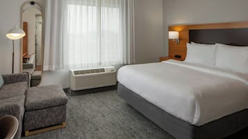 Pillowtop beds, in-room safe, desk, iron/ironing board
