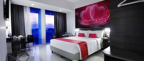 Superior-rum | Värdeförvaringsskåp på rummet, skrivbord, gratis wi-fi och sängkläder