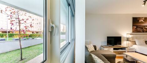 Studiolejlighed | Udsigt fra balkon