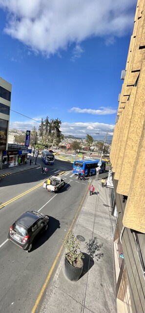 Blick von der Unterkunft