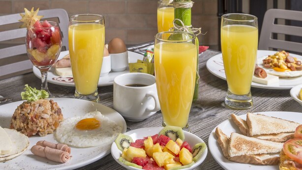 Komplett frokost er inkludert hver dag