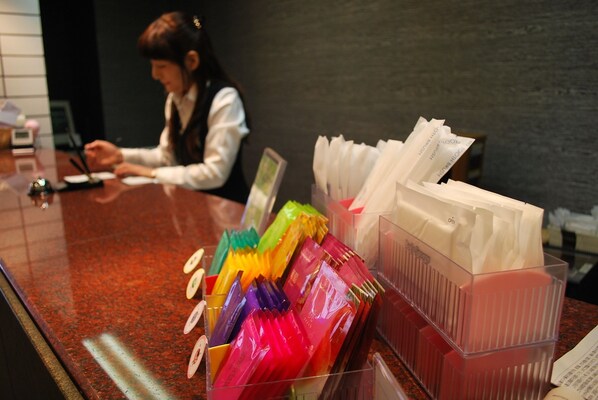 Check-in/check-out kiosk - Sky Hotel Uozu Annex (Uozu)