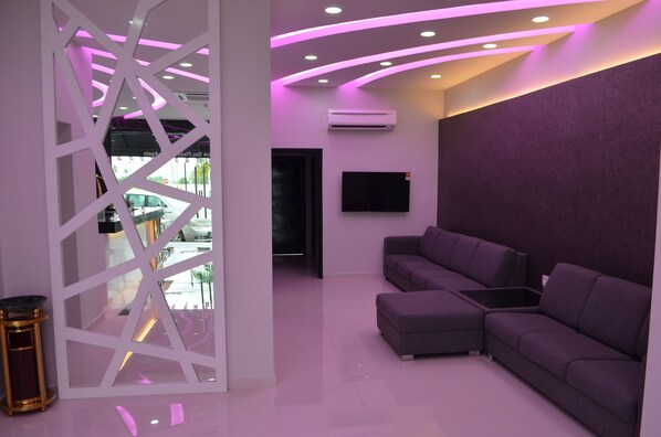 Sala de estar en el lobby