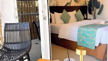 Ropa de cama de alta calidad y minibar