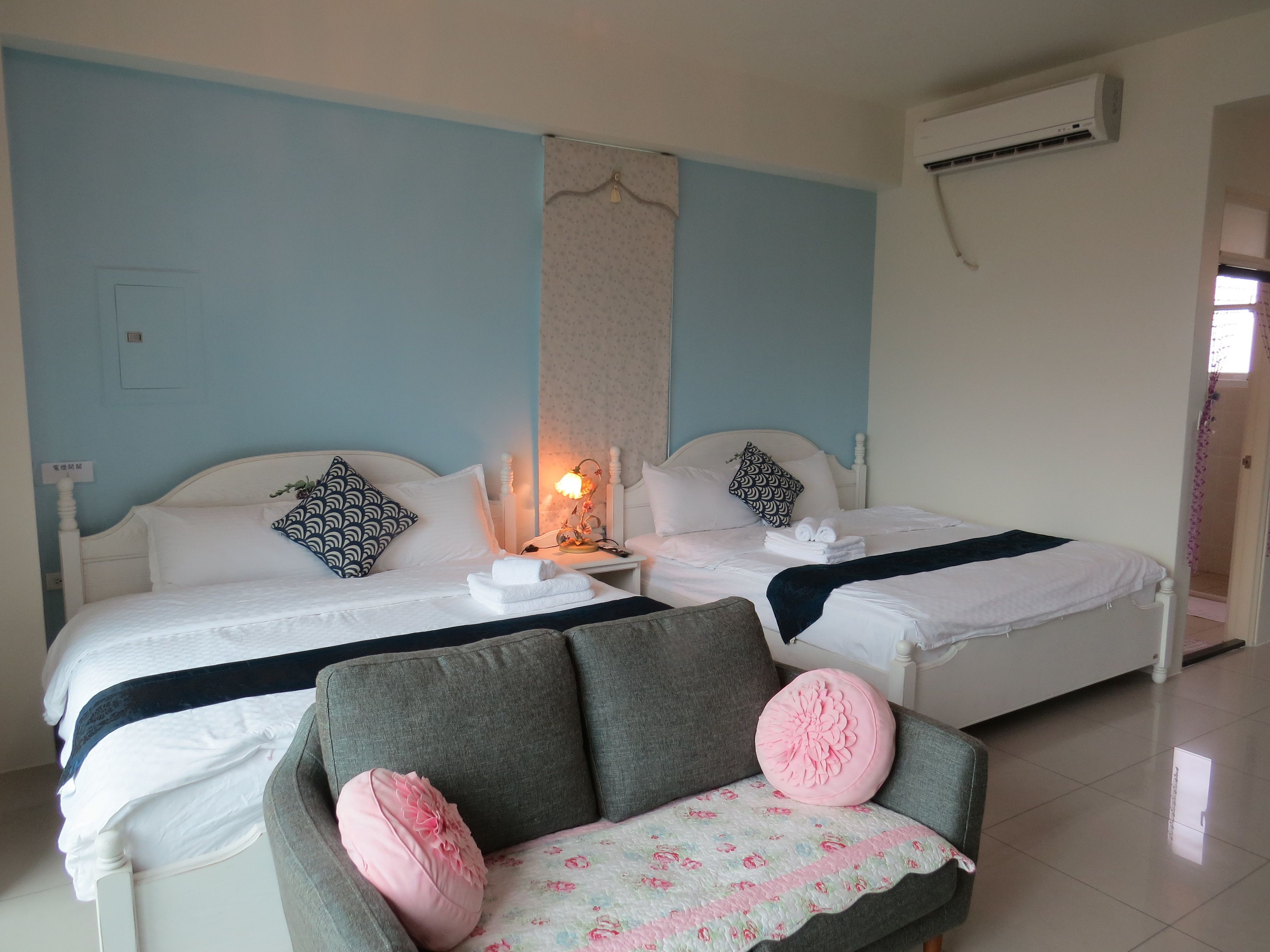 Family Quadruple Room | Premium bedding, soundproofing, free WiFi, bed sheets
