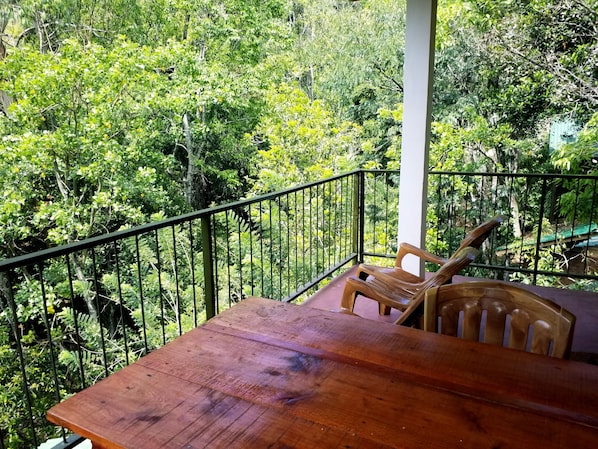 Wooden Cottage Mountain View | Balcony view