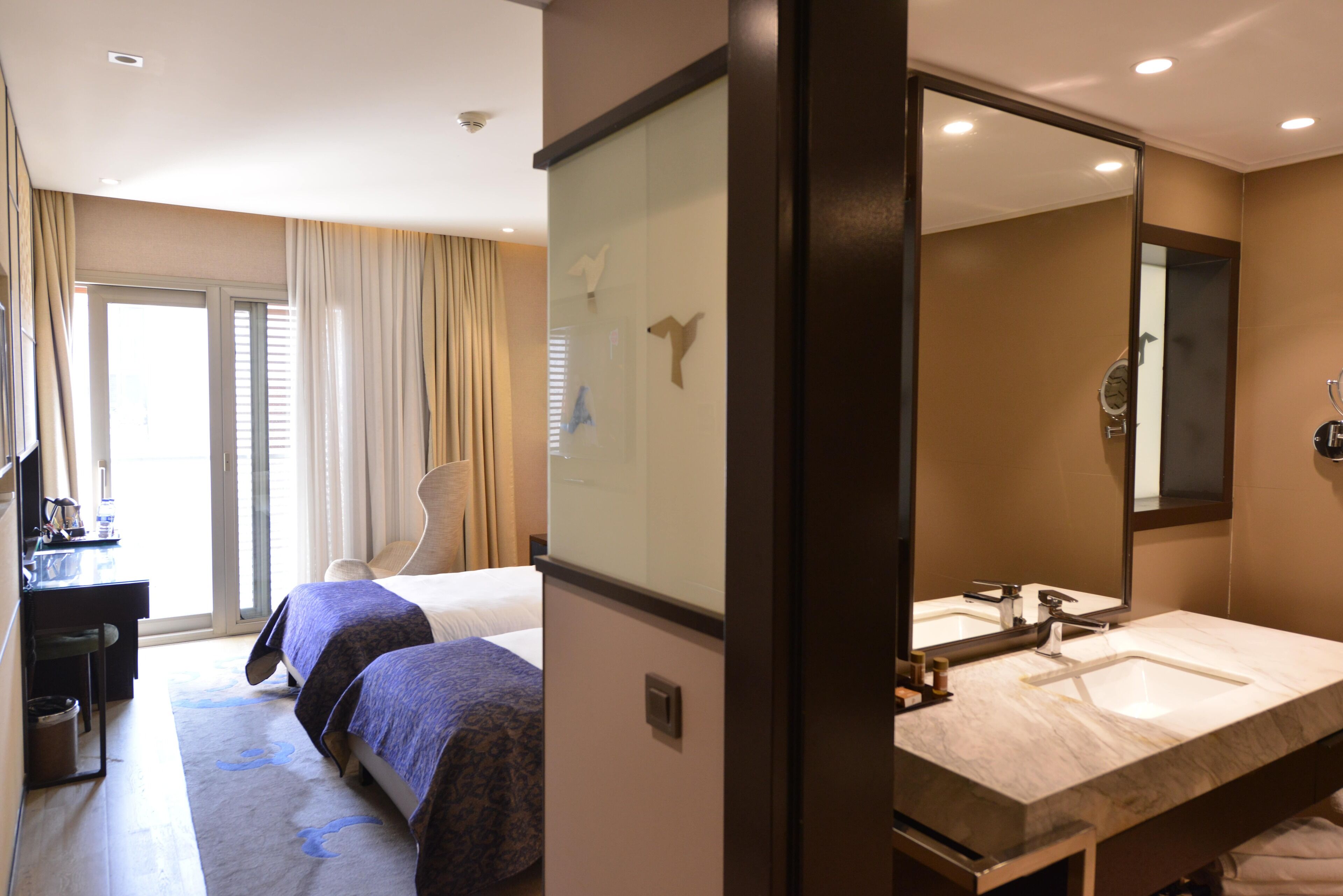 superior twin room | premium bedding, minibar, in-room safe, desk