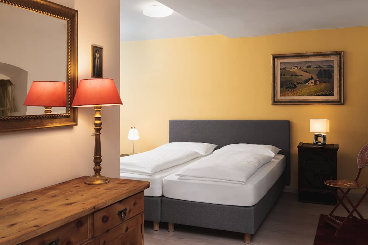 1 habitación y ropa de cama de alta calidad
