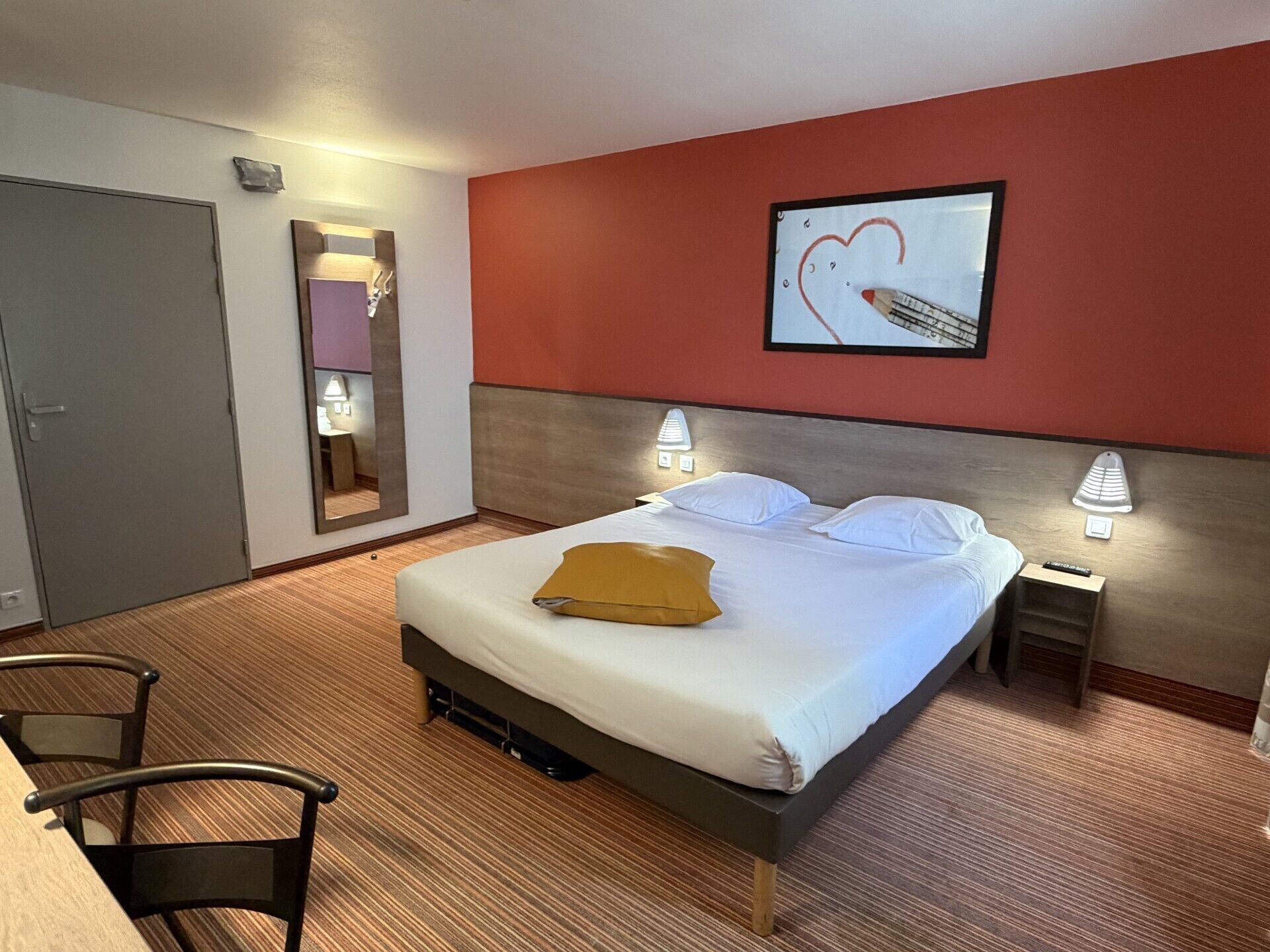 Chambre Double, accessible aux personnes à mobilité réduite