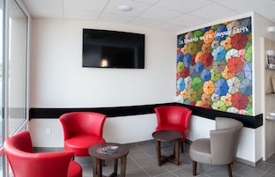 Lobby sitting area