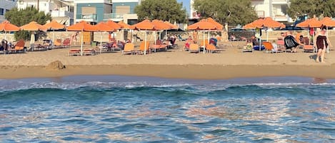 On the beach