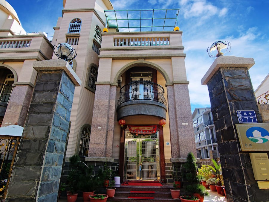 Fassade der Unterkunft