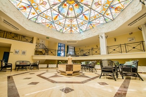 Sala de estar en el lobby