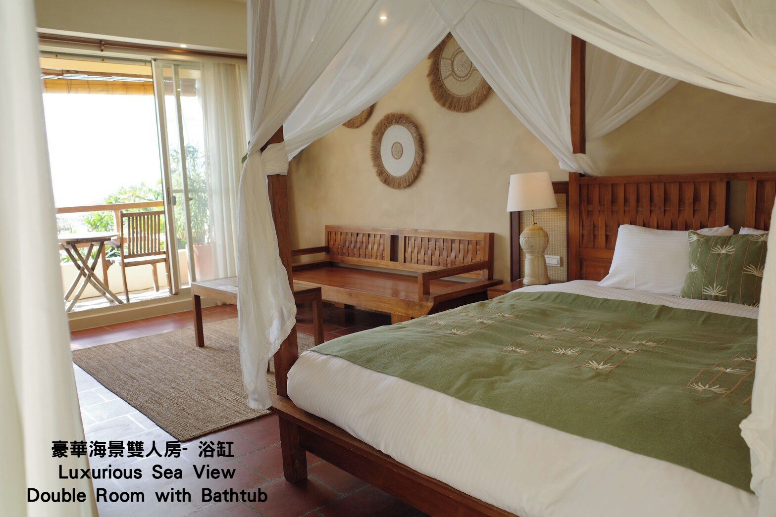 Luxurious Double Room Sea View(For 2 adults only)  | Down comforters, individually decorated, desk, blackout drapes