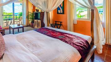 Habitación Confort doble, vistas al mar | Balcón