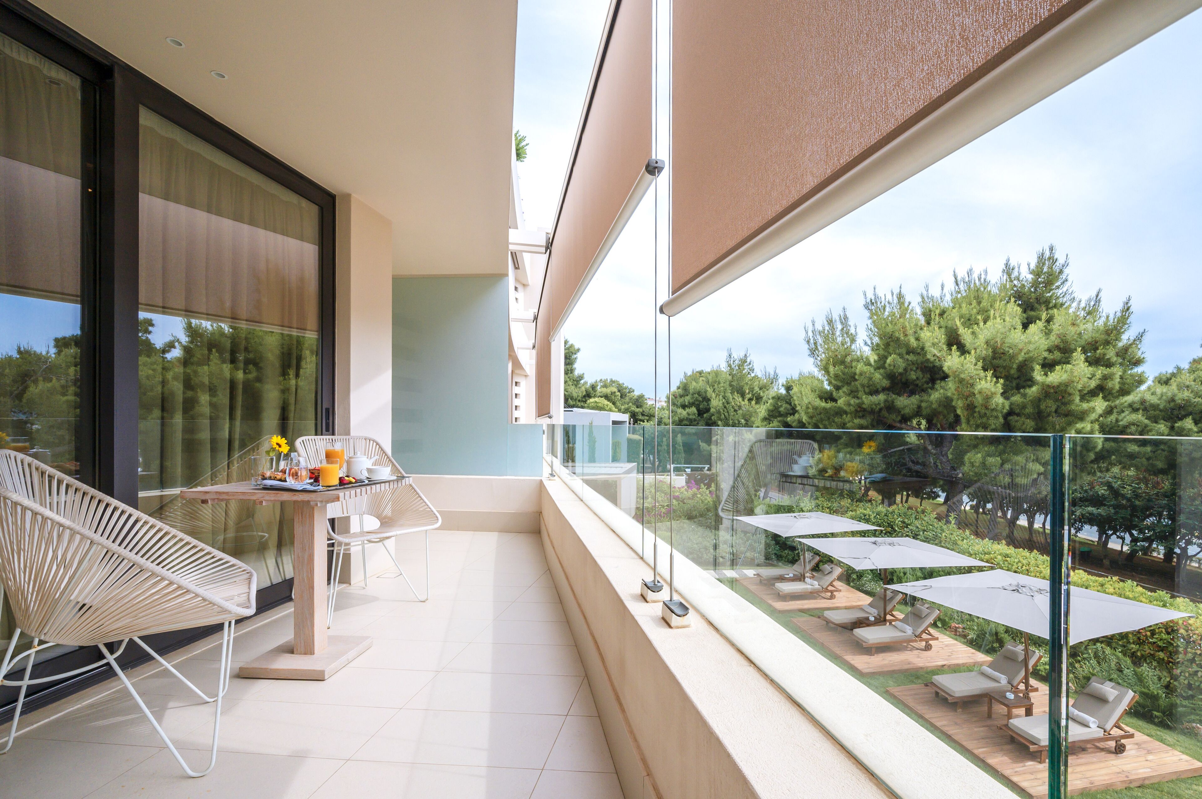 Deluxe dubbelrum - viss havsutsikt | Utsikt från rummet