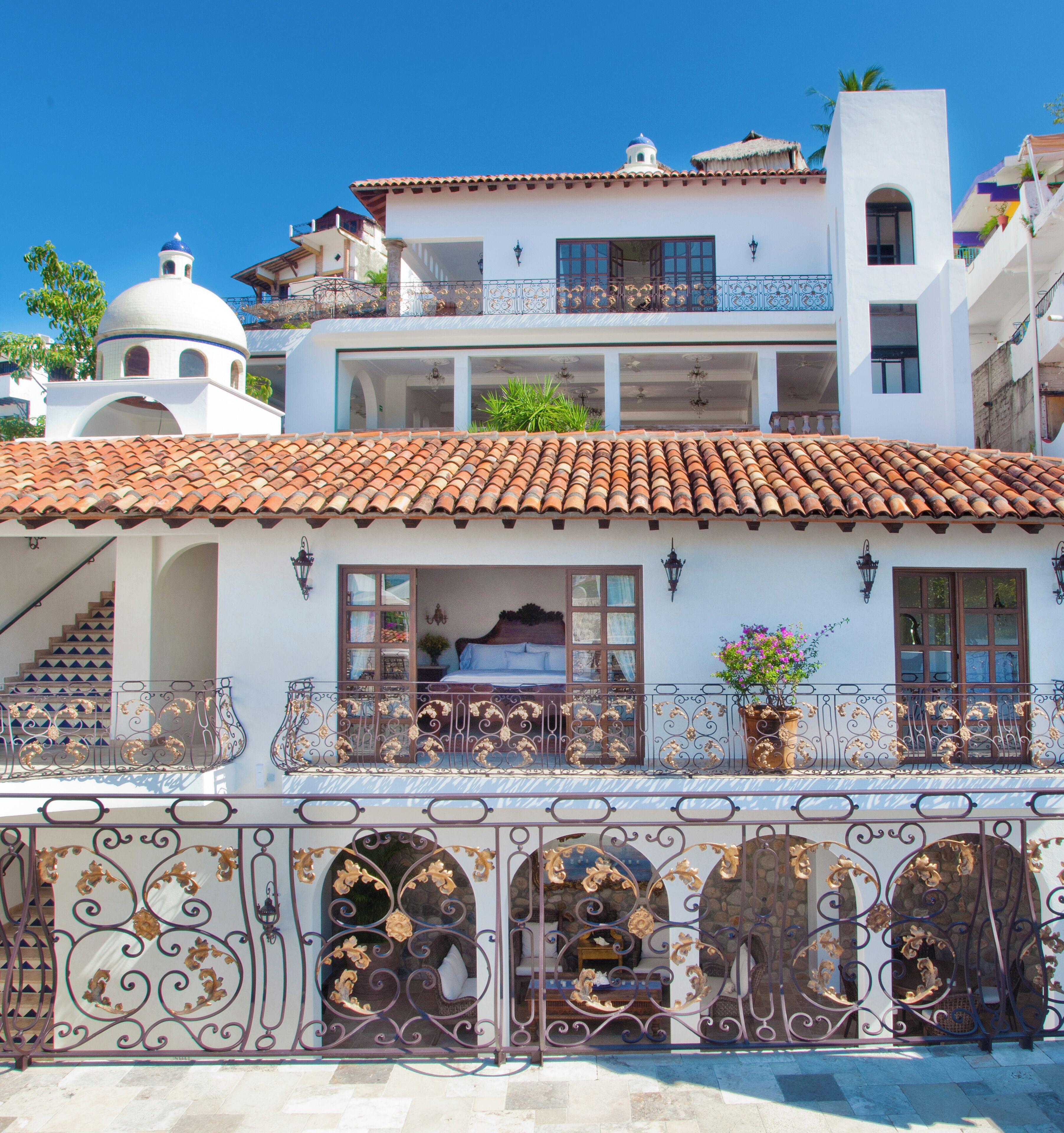 Fachada de la propiedad