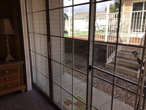 Condo romántico, 1 cama King size | Balcón