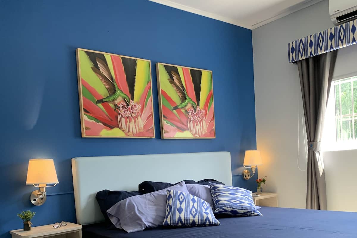 Appartement, 2 slaapkamers | Een strijkplank/strijkijzer, babybedden, gratis wifi, beddengoed
