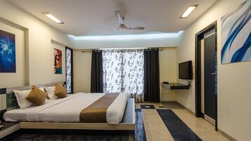 1 bilik tidur, cadar kapas Mesir, peralatan tempat tidur premium