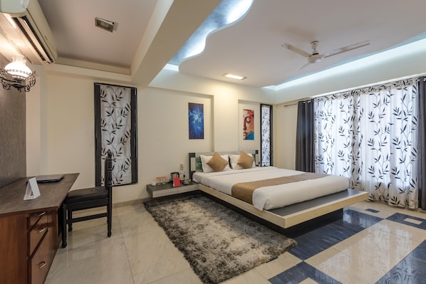 1 bilik tidur, cadar kapas Mesir, peralatan tempat tidur premium