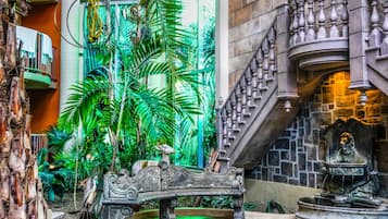 Vue depuis lâhĂ©bergement