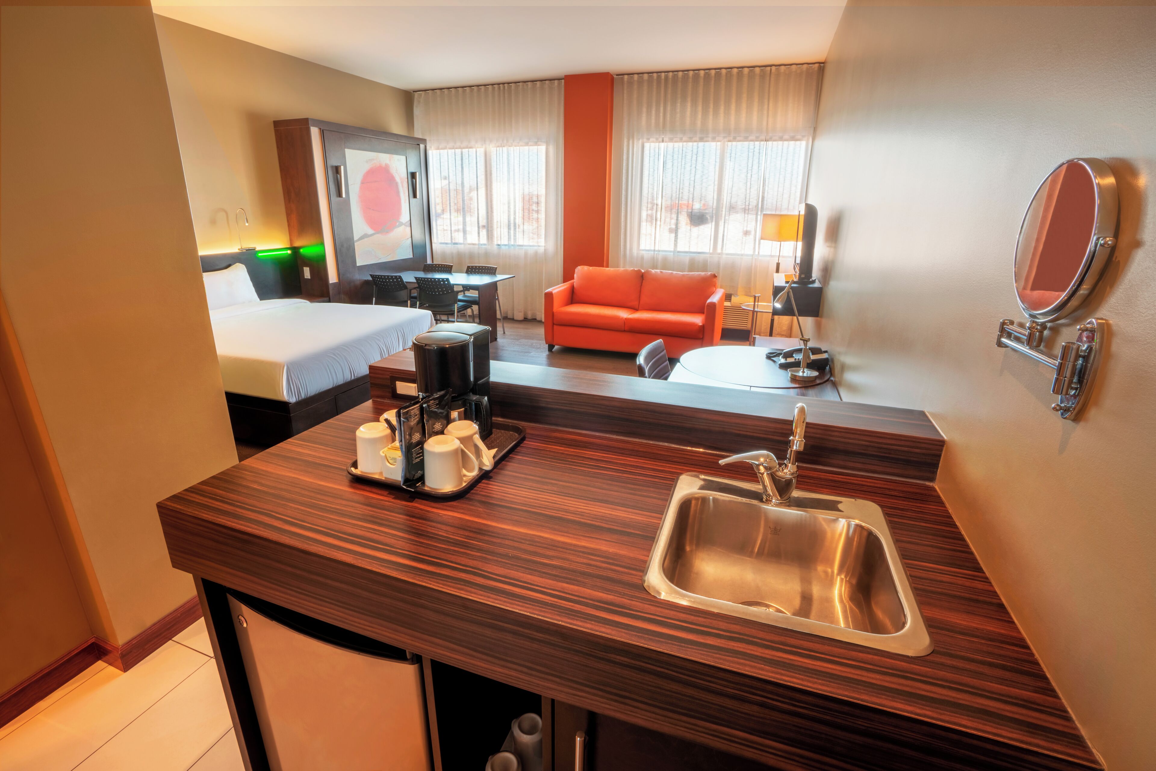 Studio, 1 Queen Bed, 1 Murphy Bed and 1 Sofa Bed | Memory foam beds, in-room safe, desk, soundproofing