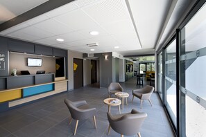 Sitteområde i lobbyen